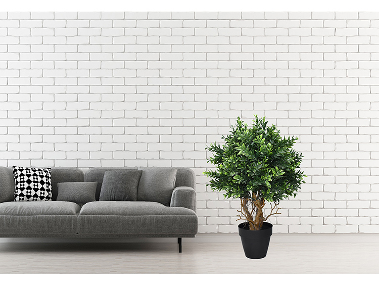 SF-7731P 18寸塑胶树叉大蛇舌草盆栽家居仿真塑料植物 (1).jpg