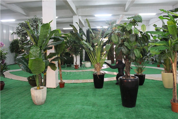 仿真植物盆景在现代生态景观设计中的作用